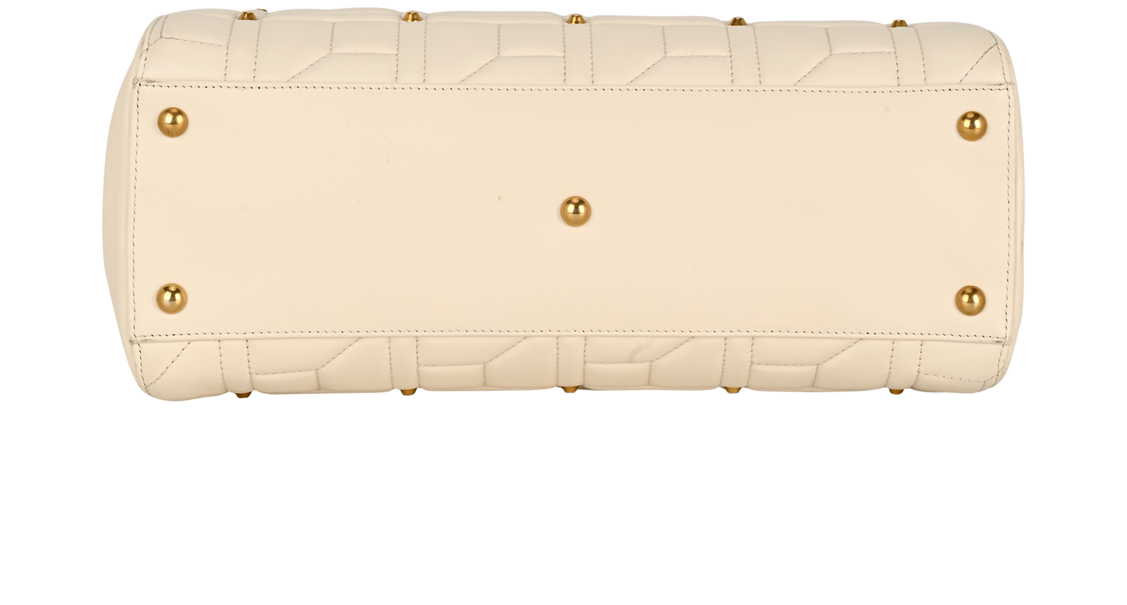 Medium Marmont Stud Tote, &pound;720, Handbags, Cream, Leather, Top view